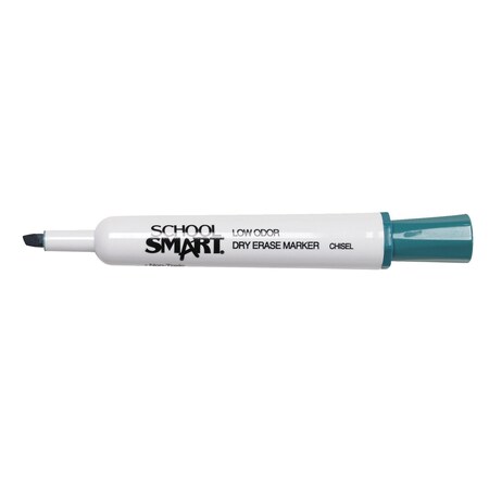 School Smart MARKER DRY ERASE CHISEL GREEN PACK OF 48 PK BY106605-48GREEN